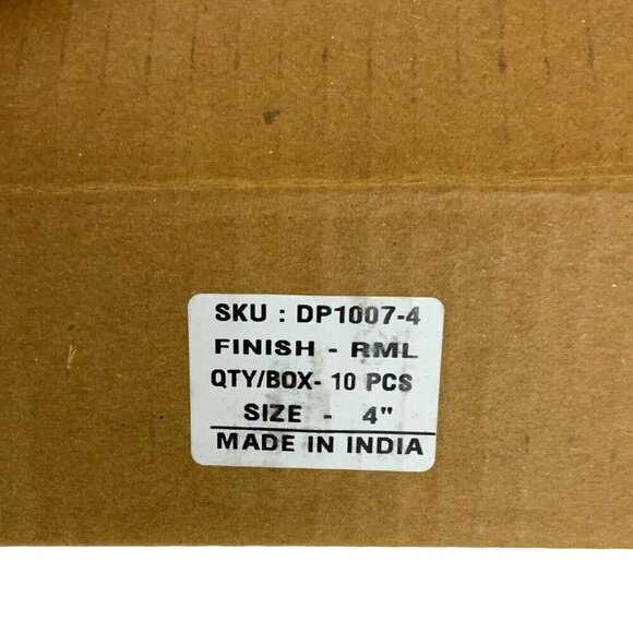 Cast Metal Rustic Drawer Pulls 4 Inches Long Box Of 10 Farmhouse Patina - Picture 3 of 8